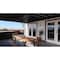 Z-Lite Leland Outdoor Chain Mount Ceiling Fixture, 1-Light, 9 In.W x 26 In.H, Sand Black/Sand Blast 5005CHB-BK-LED - alternate 4